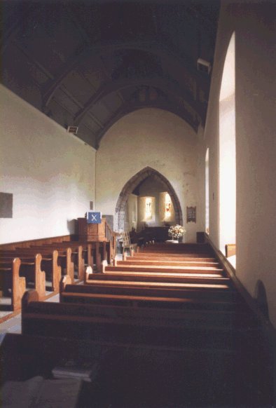 From nave looking east.