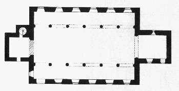 Plan of the church.