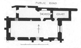 Plan of the church.
