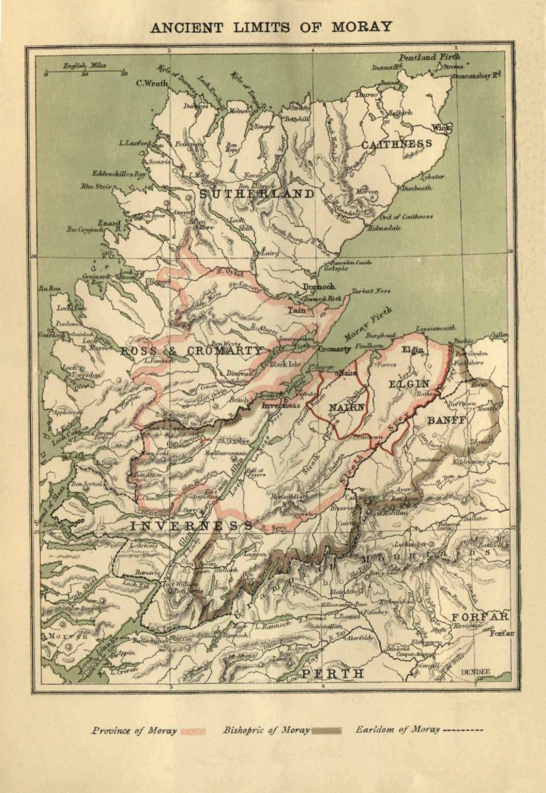 Moray Diocese Map