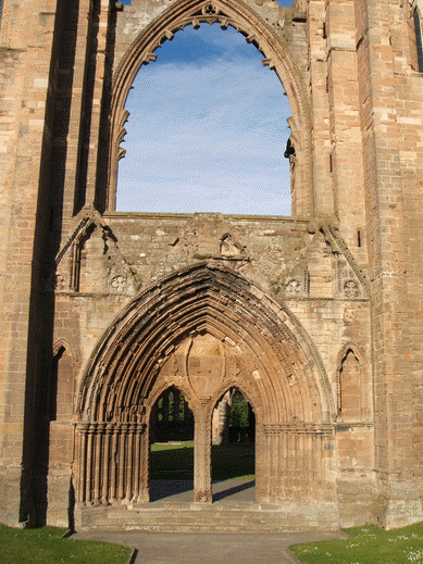 Elgin Cathedral - West Door